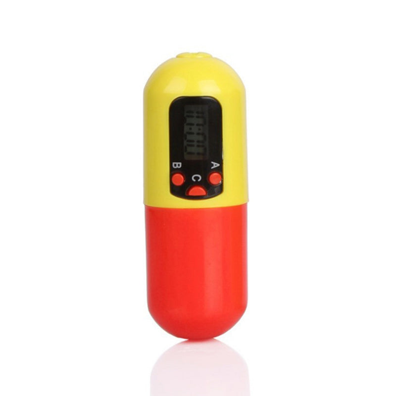 Mini Portable Alarm Pill Box Timer Electronic Timed Reminder Digital Medical Kit - Multifunction Medical Box Container | Prime Care