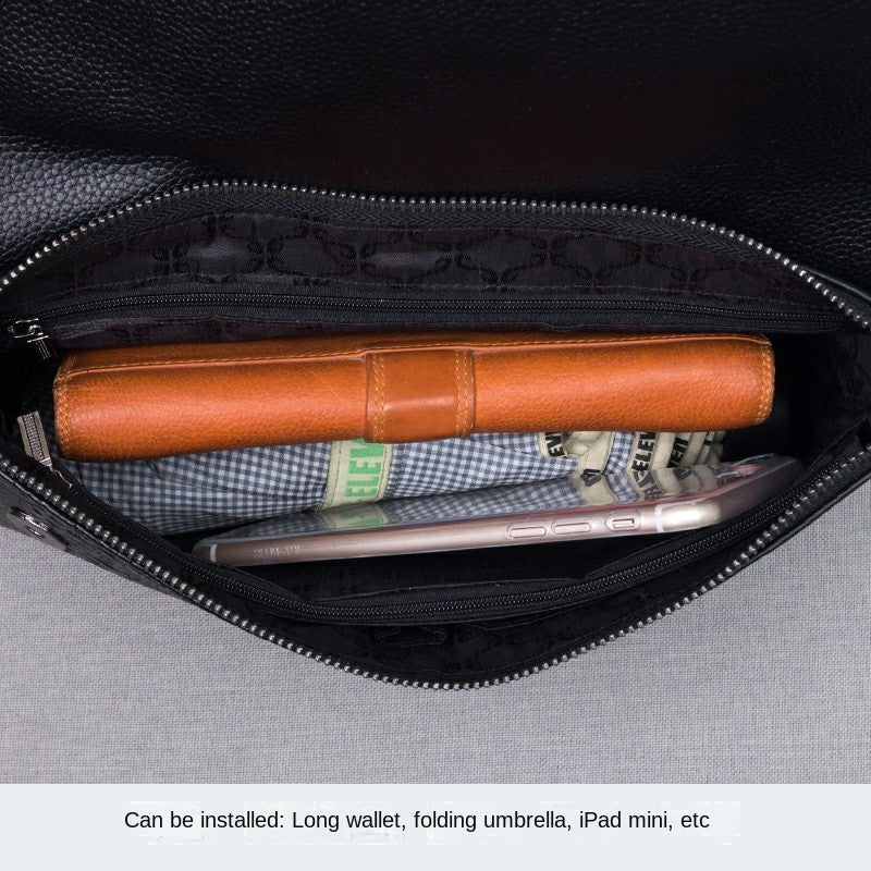 Genuine Leather Clutch Women's New Top Layer Cowhide Women's Crossbody Bag Fashionable Elegant Banquet Handbag Women's Small Bag