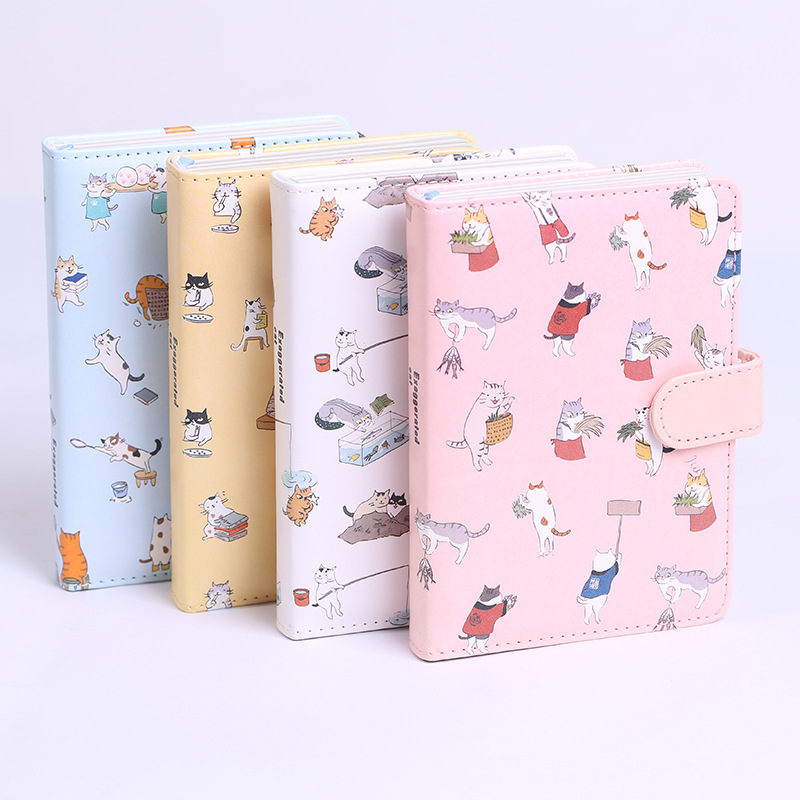 King Valley Ukiyoga large 32K creative cartoon magnetic buckle notebook notebook books new