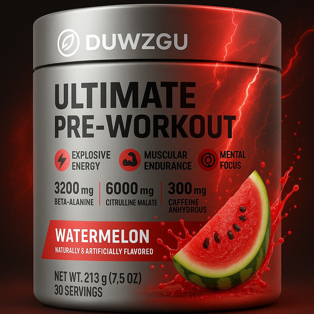 Fuel Your Fitness with Watermelon Flavour: Why Our Caffeine Pre-Workout Supplement Is a Game-Changer