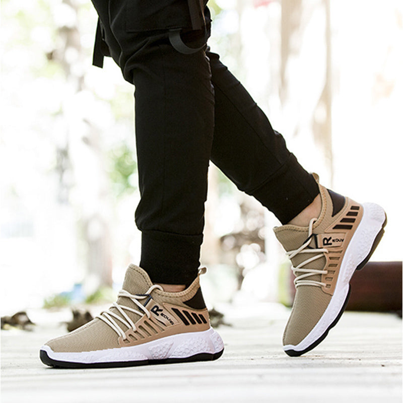 Men's Breathable Mesh Sports Sneakers – Lightweight Casual Shoes