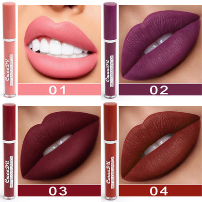 Women's Non-stick Cup Waterproof Matte Lipstick - Long-lasting Lip Color | Prime Care