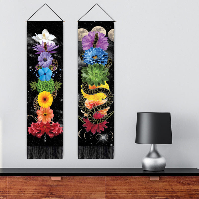 Decorative Hanging Paintings Printed Tassel Tapestries - Wall Art Decor | Prime Care