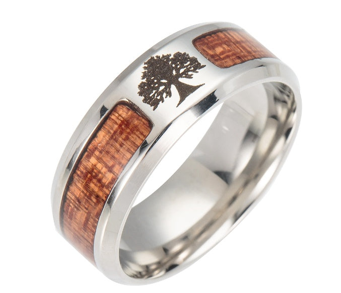 Men Rings - Tree of Life Cross Masonic Stainless Steel Rings | Prime Care