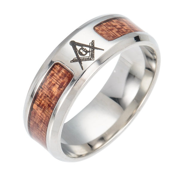 Men Rings - Tree of Life Cross Masonic Stainless Steel Rings | Prime Care