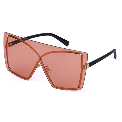 Fashion Oversized Sunglasses Women Rimless Square Sun - UV400 Protection | Prime Care