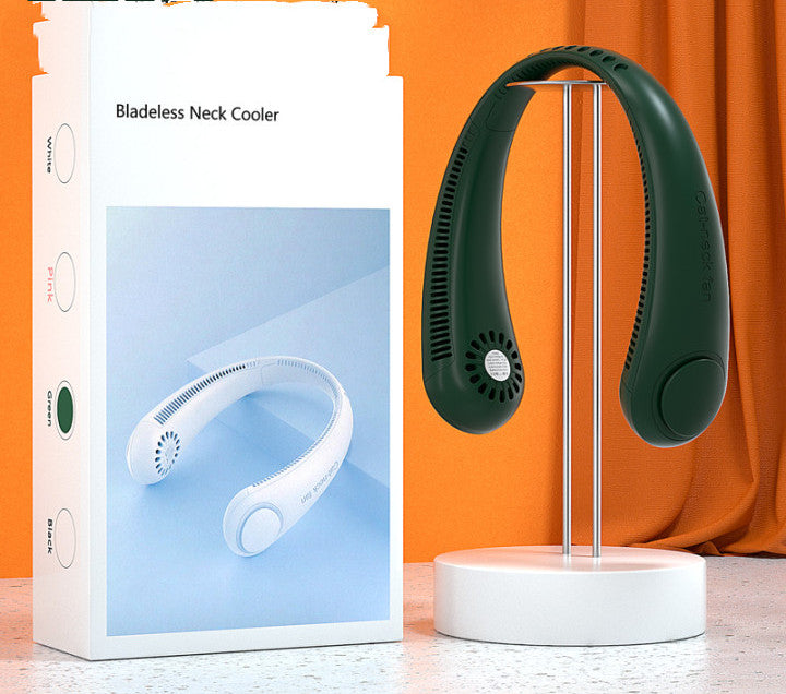 Hands-Free Neck Fan — USB Rechargeable Portable Cooling Fan