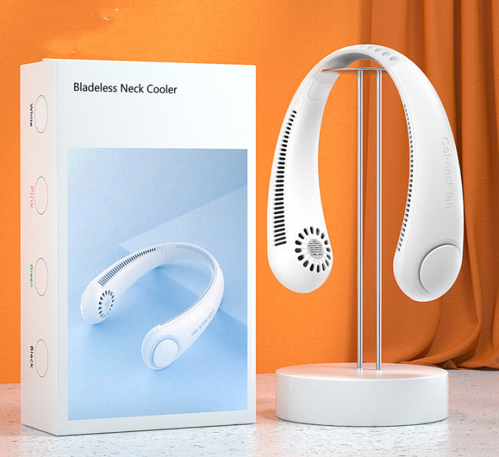 Hands-Free Neck Fan — USB Rechargeable Portable Cooling Fan