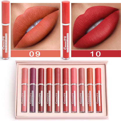 Women's Non-stick Cup Waterproof Matte Lipstick - Long-lasting Lip Color | Prime Care