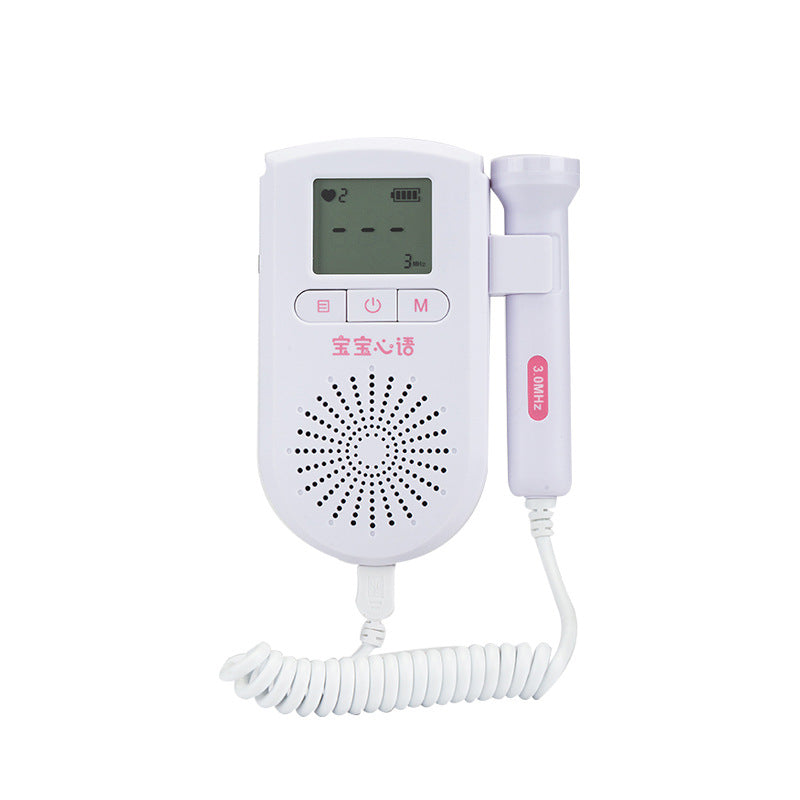 Fetal Doppler Heart Rate Monitor - CE Certified Home Pregnancy Baby Heartbeat Detector