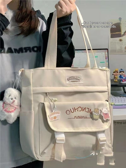 Versatile Preppy Large Capacity Shoulder Bag - Multi-functional Fashion Bag | Prime Care