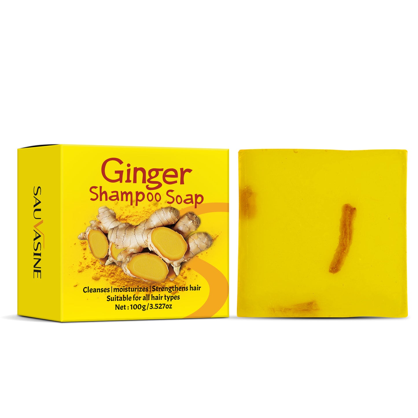 Ginger Shampoo Soap Hair Care - Natural Scalp Treatment | Prime Care