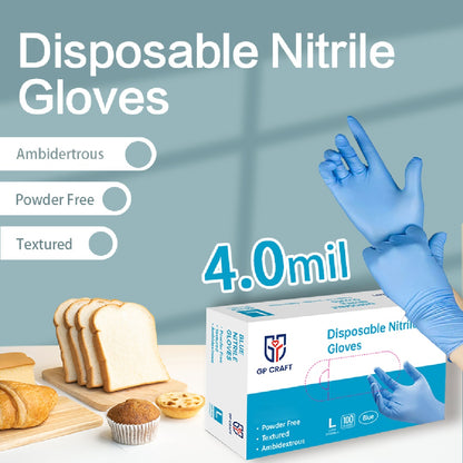 Medical Ding Qing Gloves GP40 Blue