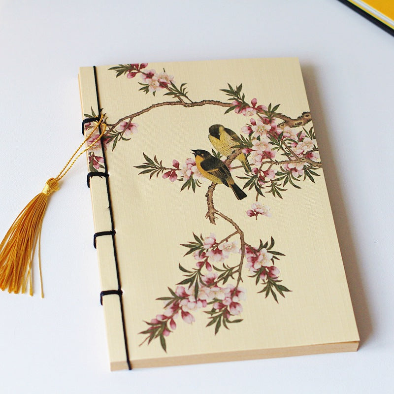 Chinese Style Retro Famous Painting Thread-Bound Tassel Notebook | Prime Care