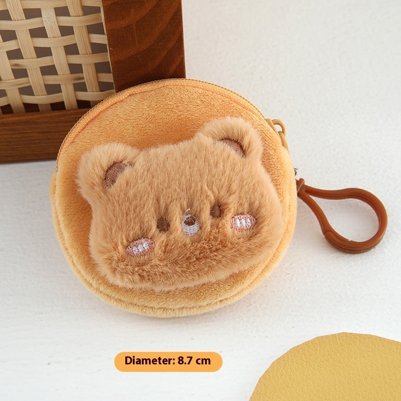 Cute Cartoon Plush Wallet Can Be Stored - Animal Design Storage Purse | Prime Care