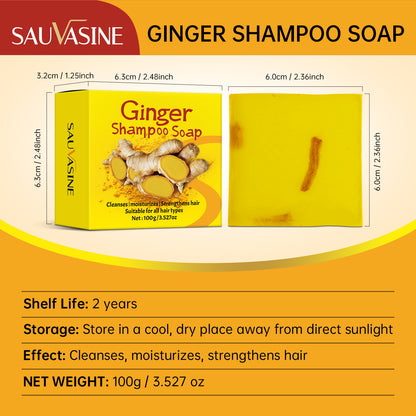 Ginger Shampoo Soap Hair Care - Natural Scalp Treatment | Prime Care
