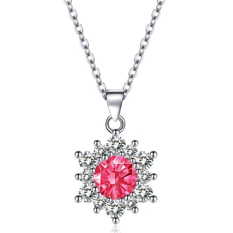 Elegant Full-diamond Snowflake Stud Earrings Pendant Necklace And Ring Jewelry Set | Prime Care
