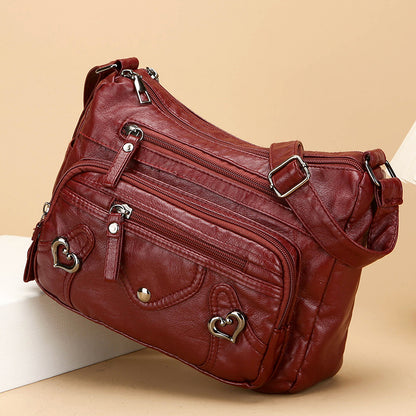 Versatile High-end Crossbody Bag With Spacious Multi-layer Design - Premium Fashion | Prime Care