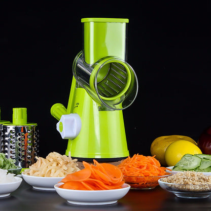 Vegetable Cutter Round Mandoline SLicer potato Julienne Carrot Grater Cheese