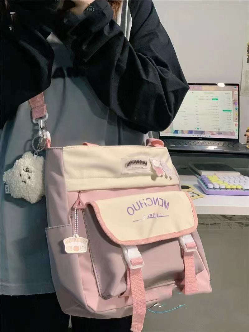 Versatile Preppy Large Capacity Shoulder Bag - Multi-functional Fashion Bag | Prime Care