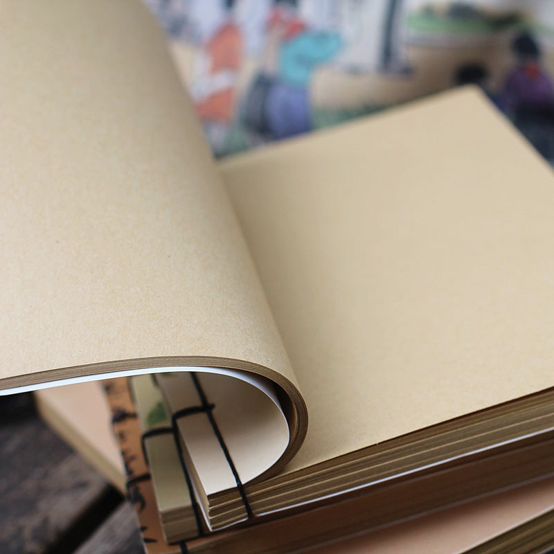 Chinese Style Retro Famous Painting Thread-Bound Tassel Notebook | Prime Care