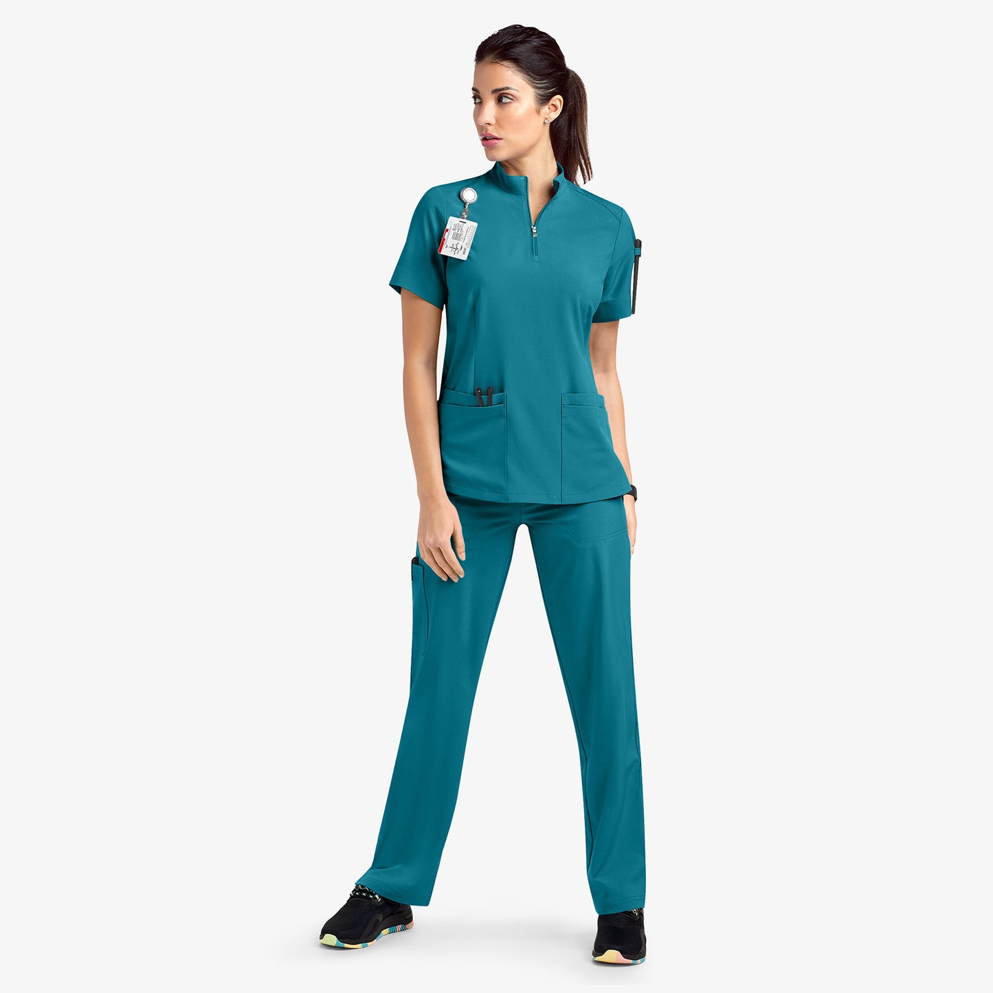 Hand Washing Suit Work Clothes Uniform Stand Collar Suit Elastic Quick-drying Medical Operating Room Surgical Gown