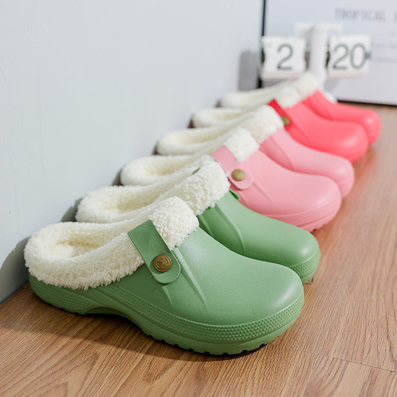 Mens Fleece-Lined Cotton Slippers For Home - Warm Comfortable Indoor Footwear | Prime Care