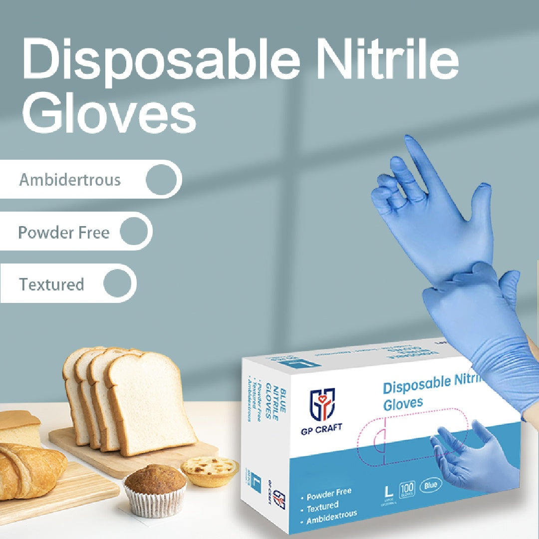 Medical Ding Qing Gloves GP40 Blue