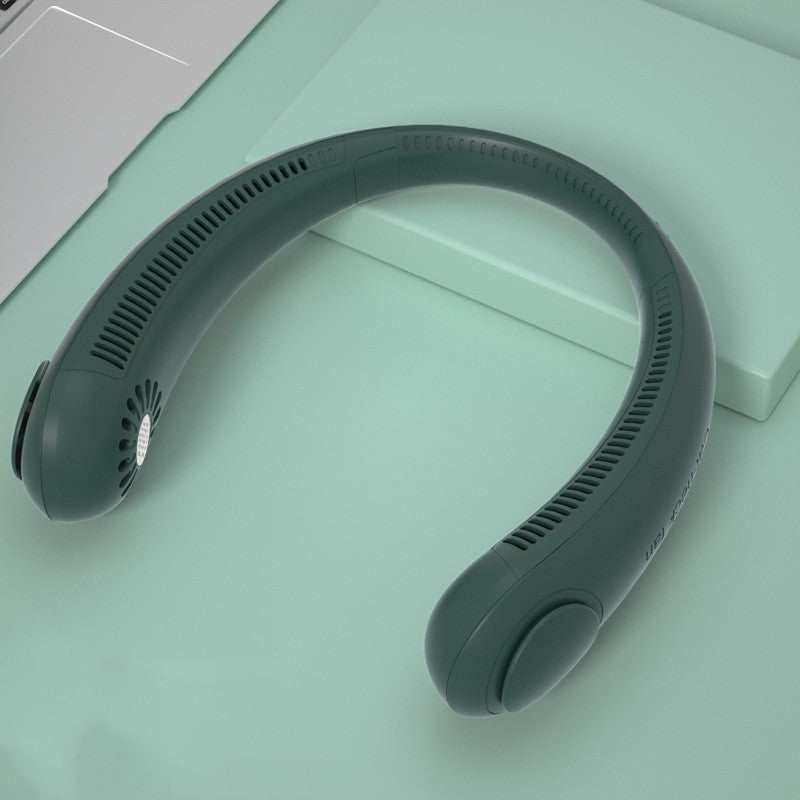 Hands-Free Neck Fan — USB Rechargeable Portable Cooling Fan