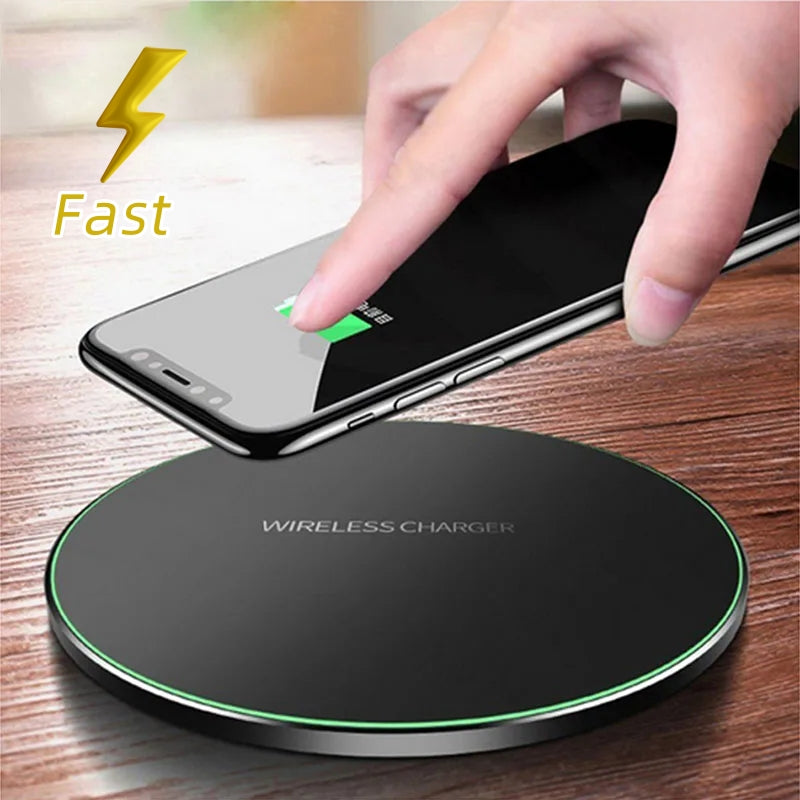 Wireless Charger For iPhone Fast Wireless Charging Pad For Samsung High Speed - 9V Quick Charge | Prime Care