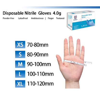 Medical Ding Qing Gloves GP40 Blue