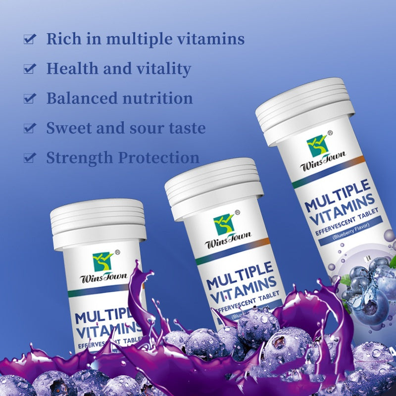 Effervescent Vitamin C Supplement Tablets – Calcium, Iron, Zinc & Selenium | Sweet Orange