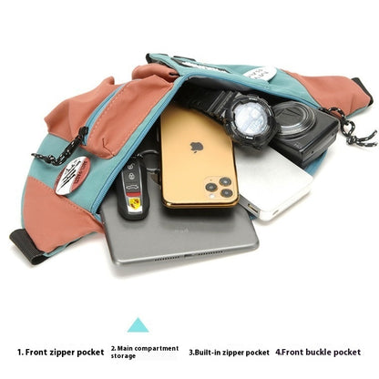 Men's Casual Crossbody Sports Canvas Waist Bag - 220g Lightweight Bag | Prime Care