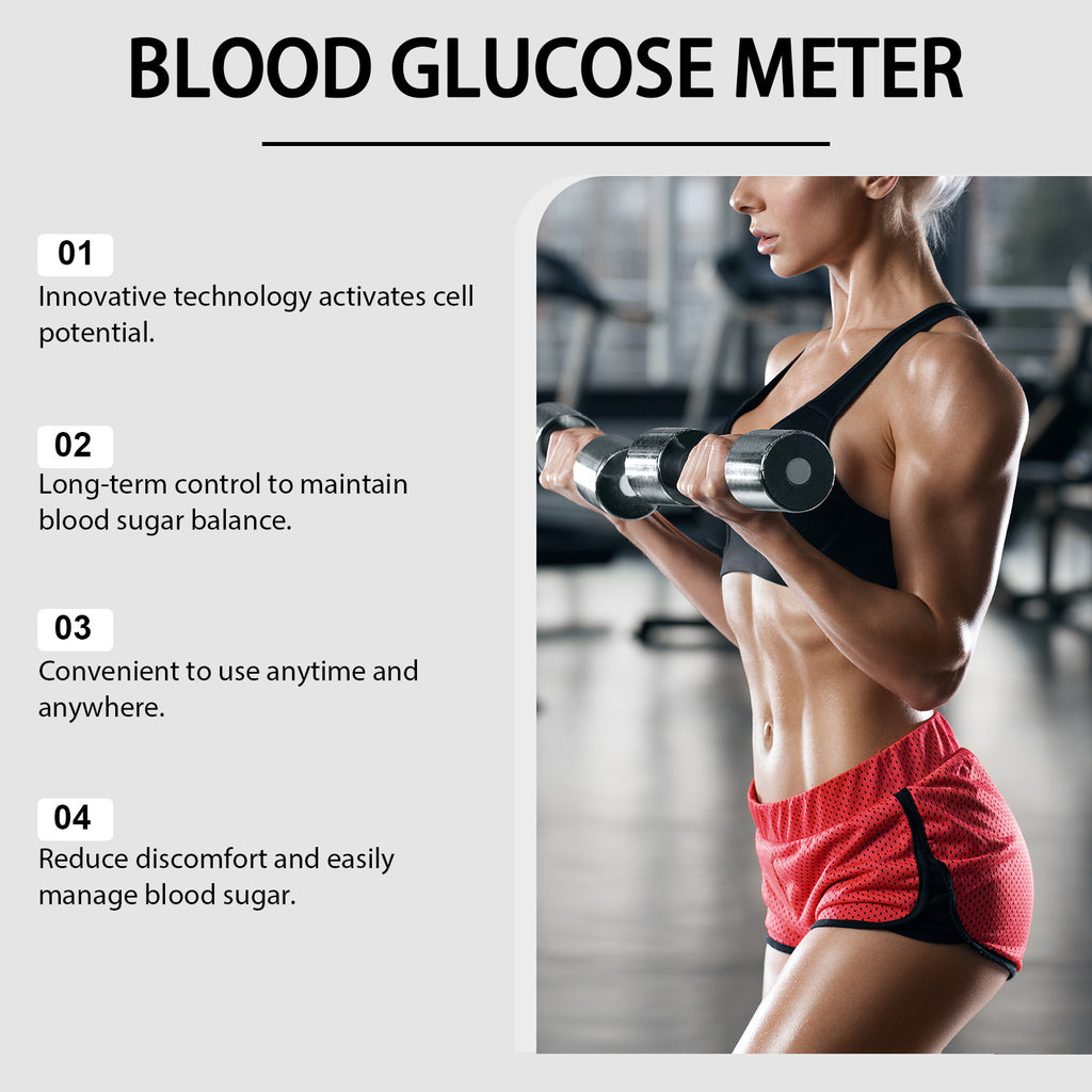 Non-Invasive Blood Glucose Meter - Painless Diabetes Monitor No Finger Prick