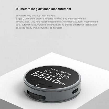 Distance Measuring Instrument Electronic Measuring Ruler Tape Measure - High Precision LCD Tool | Prime Care