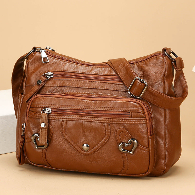 Versatile High-end Crossbody Bag With Spacious Multi-layer Design - Premium Fashion | Prime Care