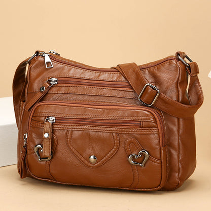 Versatile High-end Crossbody Bag With Spacious Multi-layer Design - Premium Fashion | Prime Care