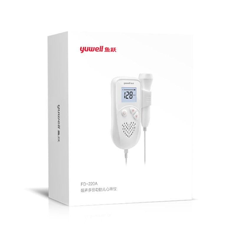 Fetal Doppler Heart Rate Monitor - CE Certified Home Pregnancy Baby Heartbeat Detector