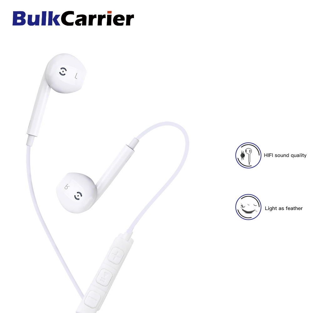 Wired Earbuds Voice Headset - In-Ear Headphones with Mic | Prime Care
