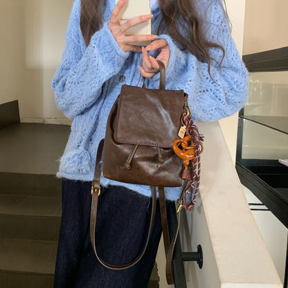 Vintage PU Soft Leather Textured Versatile Shoulder Bag - Classic Fashion | Prime Care