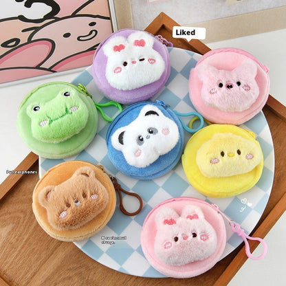 Cute Cartoon Plush Wallet Can Be Stored - Animal Design Storage Purse | Prime Care