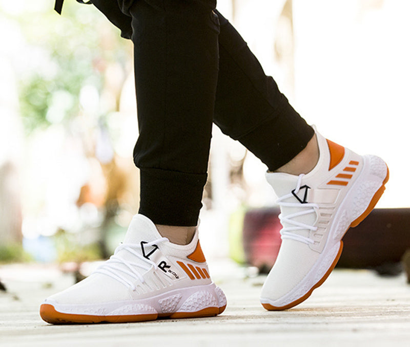 Men's Breathable Mesh Sports Sneakers – Lightweight Casual Shoes