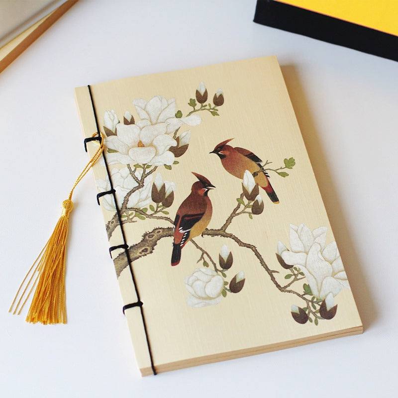 Chinese Style Retro Famous Painting Thread-Bound Tassel Notebook | Prime Care