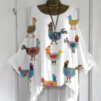 Women Stylish Top With A Floral Print - Elegant Fashion Blouse | Prime Care