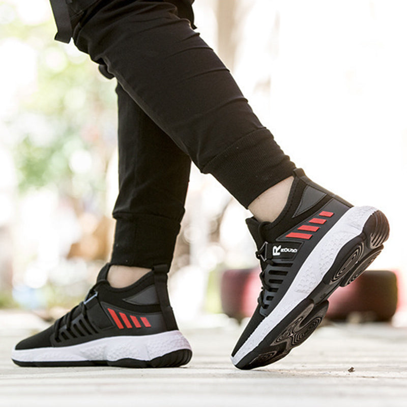 Men's Breathable Mesh Sports Sneakers – Lightweight Casual Shoes