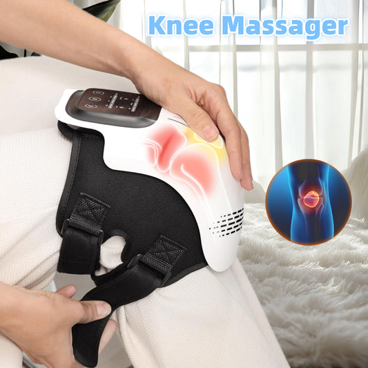 Intelligent Home Use Electric Kneading Heating Knee Massager - Rechargeable Pain Relief Infrared Laser Vibration | Prime Care