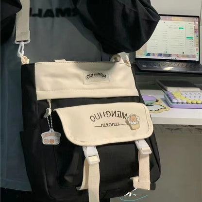 Versatile Preppy Large Capacity Shoulder Bag - Multi-functional Fashion Bag | Prime Care