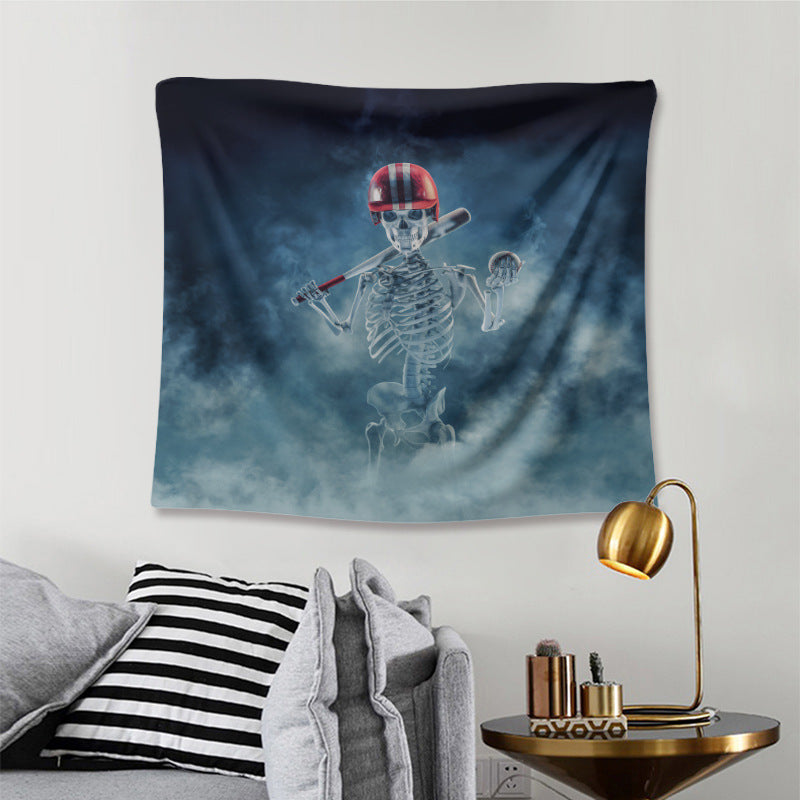 Skull Home Decor Tapestry - Gothic Wall Hanging Art | Prime Care