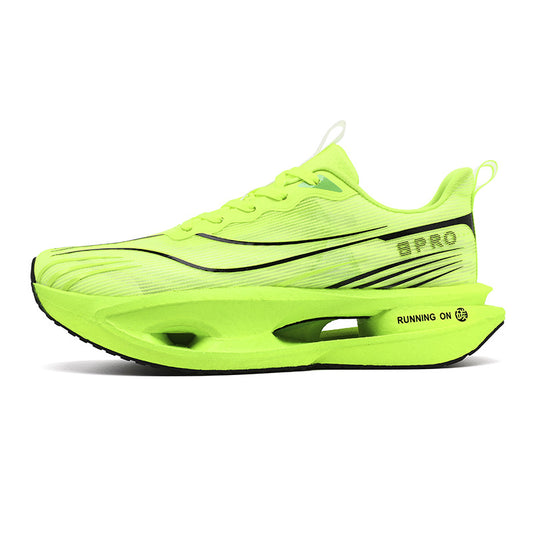 Carbon Plate Running Shoes For Male Students, Physical Examination Racing Sports Shoes, Men's Autumn Breathable Mesh Running Shoes