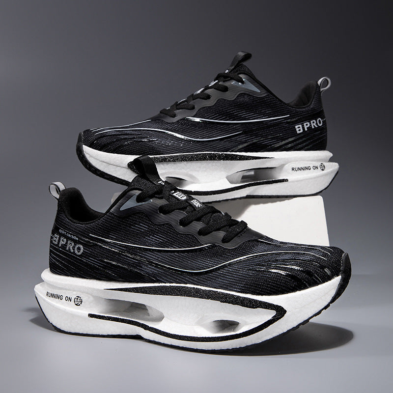 Carbon Plate Running Shoes For Male Students, Physical Examination Racing Sports Shoes, Men's Autumn Breathable Mesh Running Shoes
